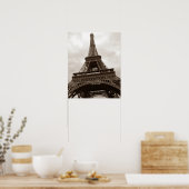 Poster Tour Eiffel Paris (Cuisine)