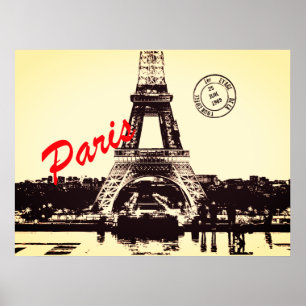 Poster Tour Eiffel Paris