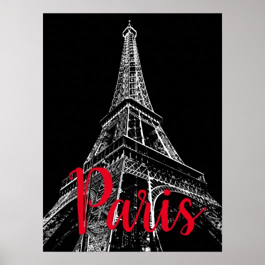 Poster Tour Eiffel Paris (Devant)