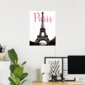 Poster Tour Eiffel Paris (Bureau à domicile)