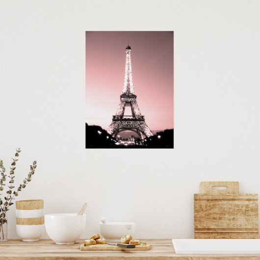 Poster Tour Eiffel Paris (Cuisine)