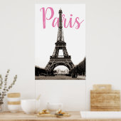 Poster Tour Eiffel Paris (Cuisine)