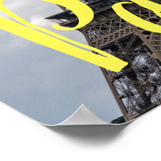 Poster Tour Eiffel Paris (Coin)