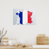 Poster Tour Eiffel Paris France (Cuisine)