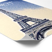 Poster Tour Eiffel Paris France (Coin)