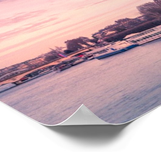 Poster Tour eiffel Paris France (Coin)