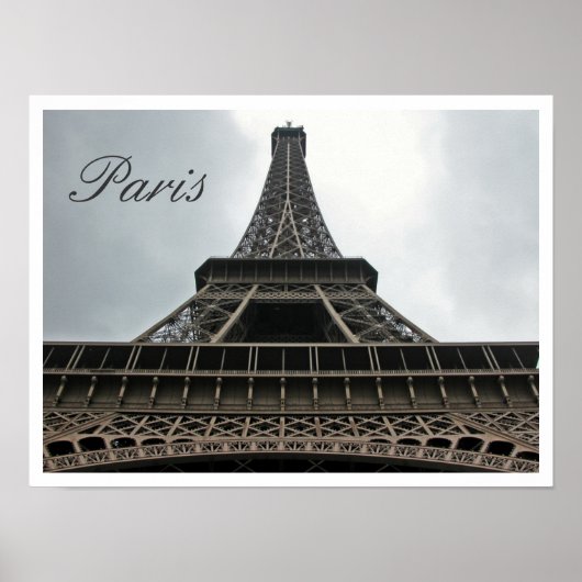 Poster Tour Eiffel, Paris, France (Devant)