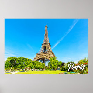 Poster Tour Eiffel Paris, France