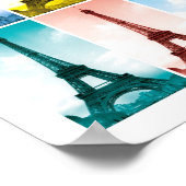 Poster Tour Eiffel Paris Pop Art (Coin)