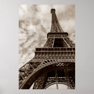 Poster Tour Eiffel Paris Romance City