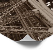 Poster Tour Eiffel Paris Romance City (Coin)