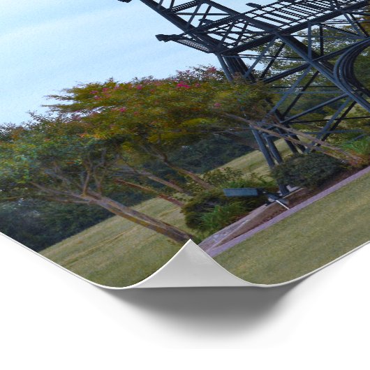 Poster Tour Eiffel, Paris, Texas (Coin)