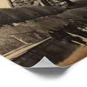 Poster Tour Eiffel Paris Vintage (Coin)