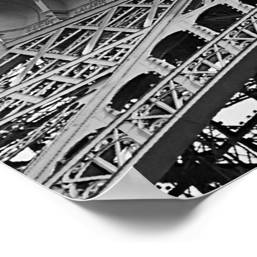 Poster Tour Eiffel simple (Coin)