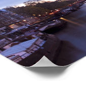 Poster Tour Montelbaan à Amsterdam la Pays-Bas (Coin)