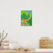 Poster Tour qui a capturé le croissant de lune. (Cuisine)