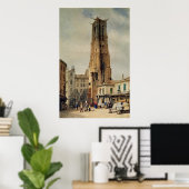 Poster Tour Saint-Jacques (Bureau à domicile)