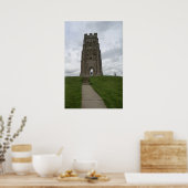 Poster Tour St Michael sur Glastonbury Tor (Cuisine)