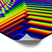 Poster tourbillon arc-en-ciel pentacle 3 (Coin)