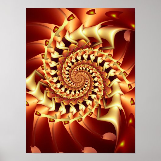 Poster Tourbillon de bronze (Devant)