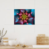 Poster Tourbillon de couleurs (Cuisine)