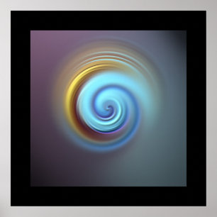 Poster tourbillon élégant