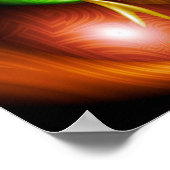 Poster Tourbillon fractal d'automne (Coin)