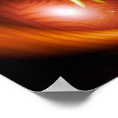 Poster Tourbillon fractal d'automne (Coin)