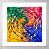 Poster Tourbillon peint (Devant)
