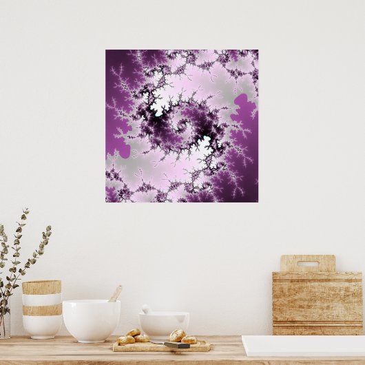 Poster Tourbillon pourpre (Cuisine)