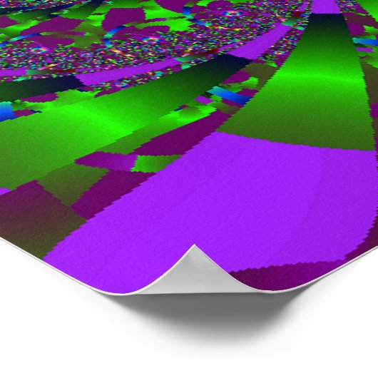 Poster Tourbillon vert de chaux (Coin)