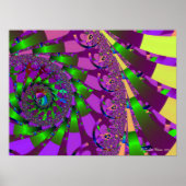 Poster Tourbillon vert de chaux (Devant)