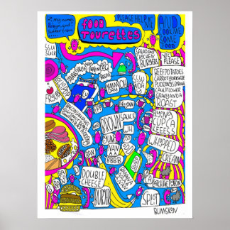 Poster tourettes alimentaires