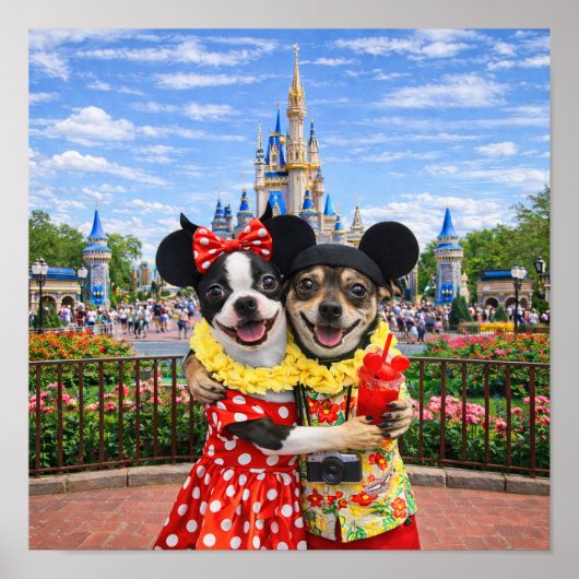 Poster "Touristes" (Devant)