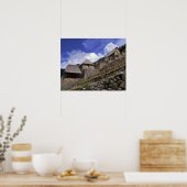 Poster Touristes à Machu Picchu (Cuisine)