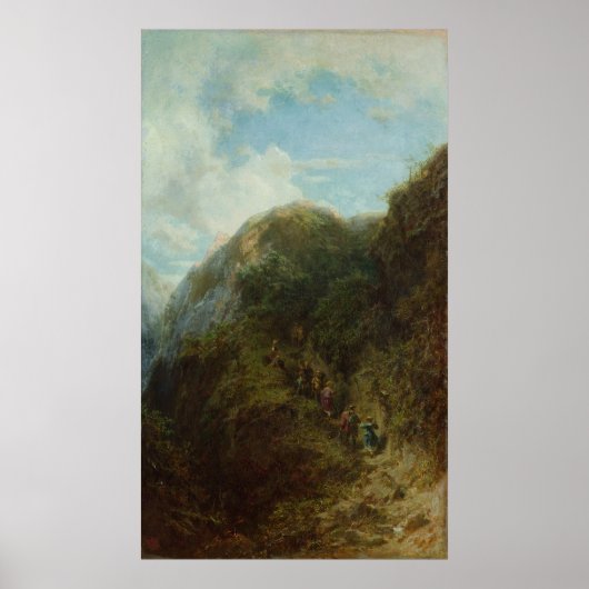 Poster Touristes de la Montagne (Devant)