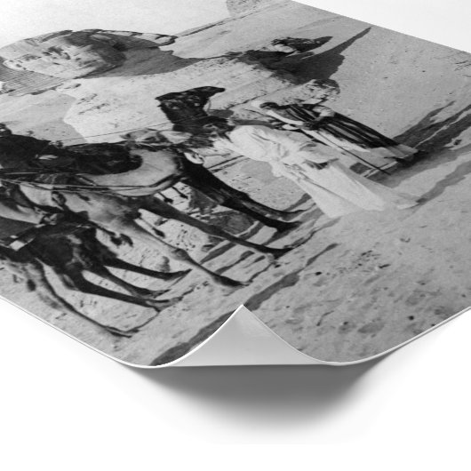 Poster Touristes en voyage par Sphinx (Coin)