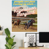 Poster touristique Retro (Bureau à domicile)