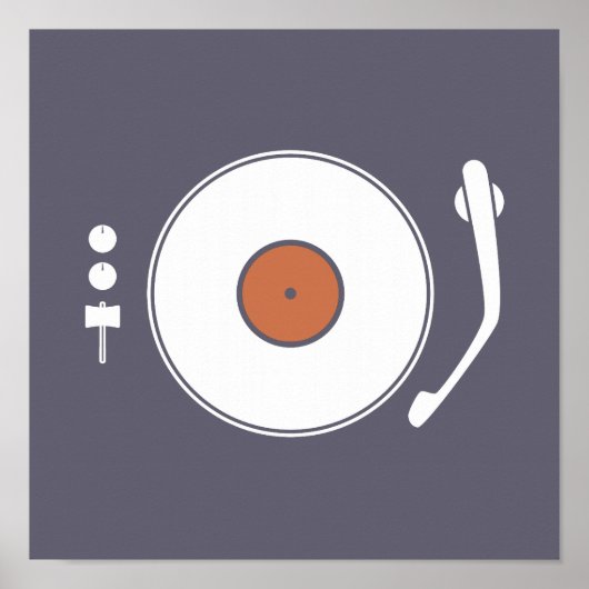 Poster Tourne-disque (Devant)