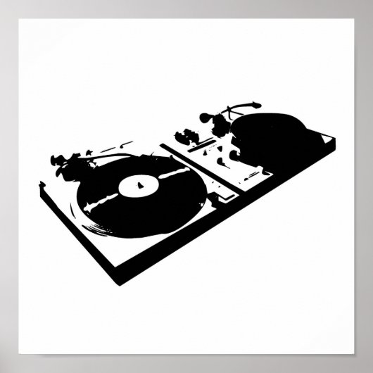 Poster Tourne-disque (Devant)