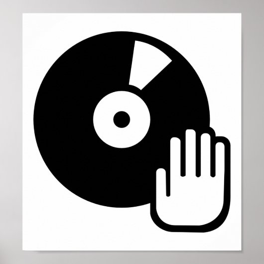 Poster Tourne-disque (Devant)