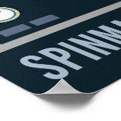 Poster Tourne-disque de vinyle haute fidélité SpinMaster (Coin)