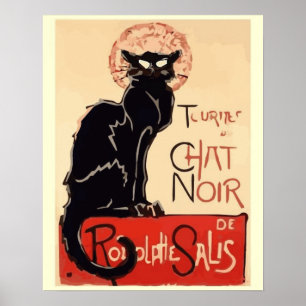Poster Tournée artistique du Chat Noir
