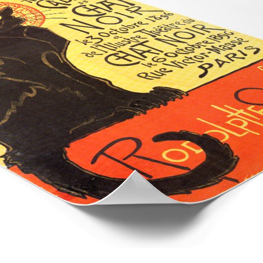 Poster Tournée du Chat Noir (Coin)