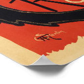 Poster Tournee du Conversation Noir Vintage Chat noir Art (Coin)