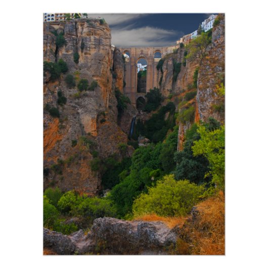 Poster Tourner d'en haut - Ronda Espagne (Devant)