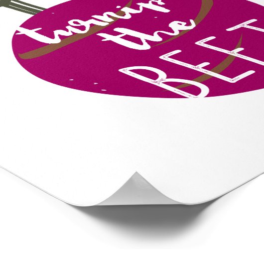 Poster Tourner la betterave (Coin)