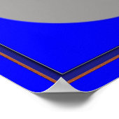 Poster Tourner l'illusion optique Brown (Coin)