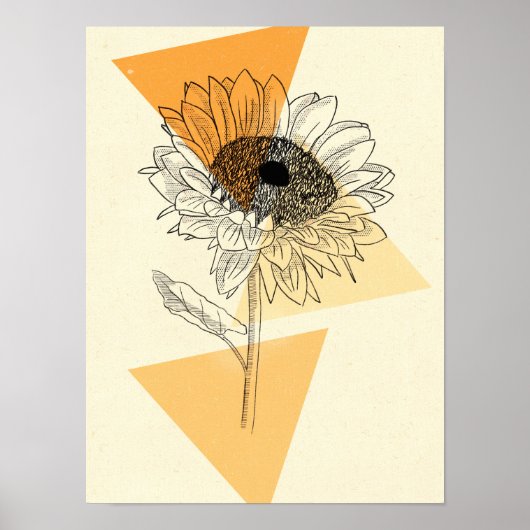 Poster Tournesol (Devant)