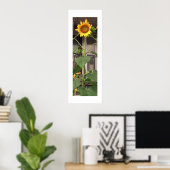 Poster Tournesol (Bureau à domicile)